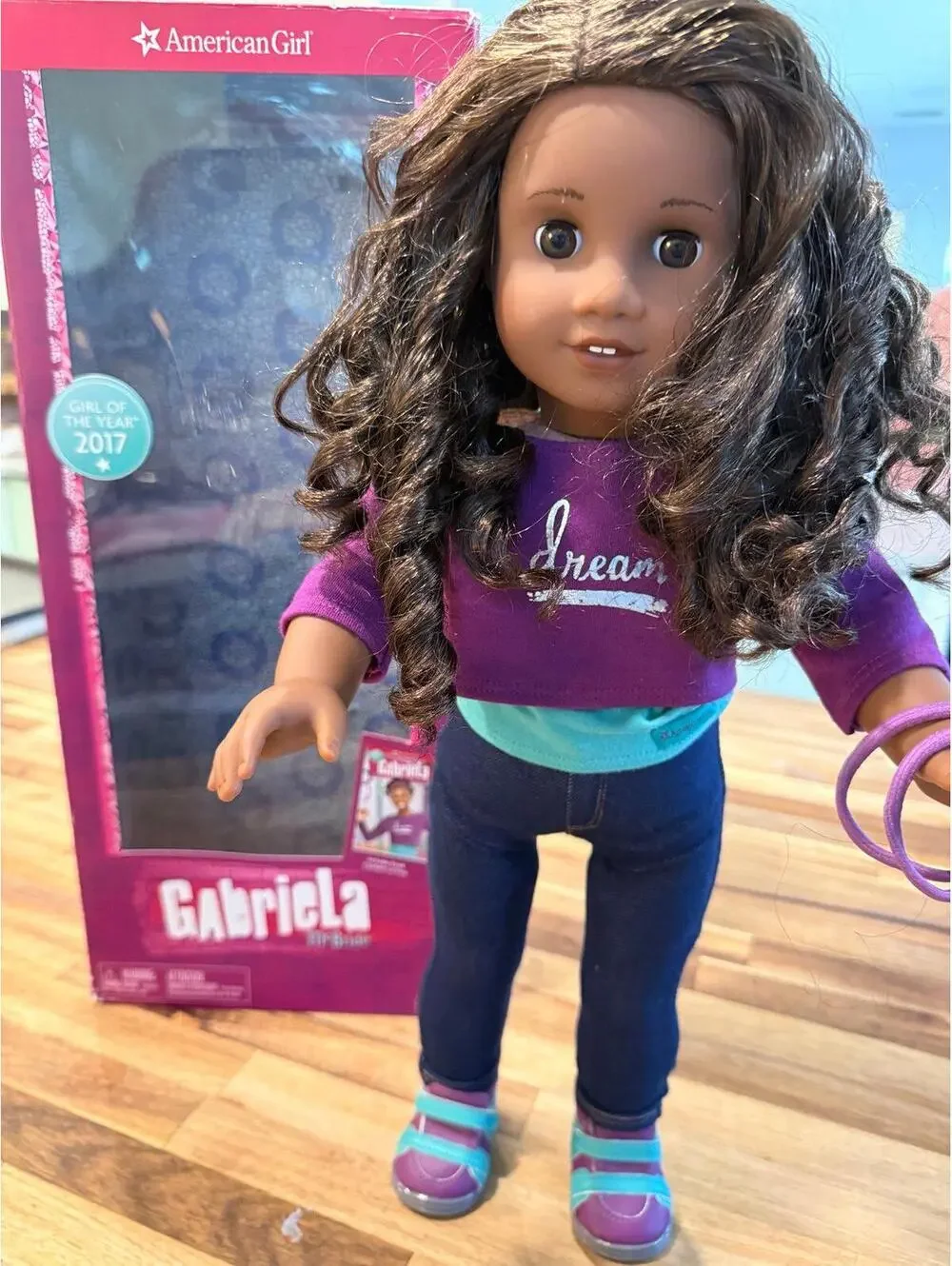 American Girl Doll Gabriela McBride 18” Girl Of The Year Doll 2017